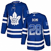Maple Leafs 28 Tie Domi Blue Drift Fashion Adidas Jersey,baseball caps,new era cap wholesale,wholesale hats